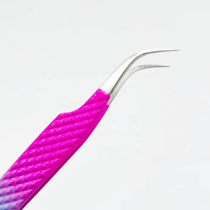 Pinzas Profesionales para Pestañas con Punta Puntiaguda y Agarre de Diamante, de Acero Inoxidable, con Etiqueta Personalizada, en Nuevos Tonos de Color, para Cuidado Personal - Product Image 2