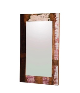 Modern Rustic Wall <b>Mirror</b> for Contemporary Interiors Abstract Textured Frame with Artistic Statement Appeal - Product Image 2