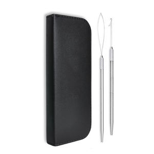 Kit de pinzas para extensiones de cabello de calidad profesional para la aplicación, eliminación y peinado del cabello. - Product Image 4