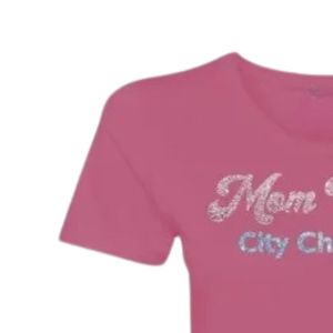 Jack and Jill Mom Pink Graphic Tee Womens <b>Comfortable</b> Cotton Casual Family Event Everyday Matching Wear - Product Image 3