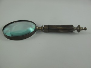 Lunettes grossissantes en laiton avec bordure dorée, artisanat métallique, prix d'usine, faible MOQ, idées de cadeaux promotionnels décoratifs, lunettes grossissantes nautiques - Product Image 6