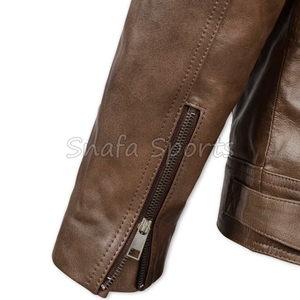 Chaqueta de Cuero para Hombre, Diseño Moderno y Elegante, Chaqueta de Primera Calidad para Hombre, Colección de Invierno, Estilo Casual y Formal - Product Image 5