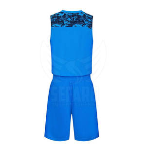 Uniforme de Baloncesto de Tela de Calidad con Nuevo Diseño, Uniforme de Baloncesto con Nombre del Equipo Impreso Personalizado - Product Image 2