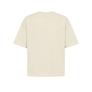 เสื้อยืดคอกลมแขนสั้นผู้ชายสีขาวคุณภาพดีที่สุด ผ้าฝ้ายถัก 100% ทรงปกติ สวมใส่สบาย สีพื้น ผ้าเจอร์ซีย์ - Product Image 5