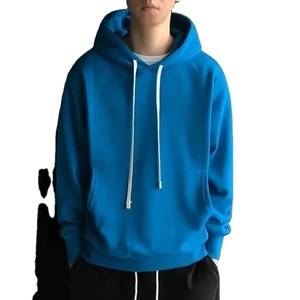 Sudadera con capucha con cremallera de lana de talla grande 5XL a la moda para hombre, sudadera holgada con bolsillos de Color sólido, sudaderas con capucha, ropa para hombre - Product Image 3