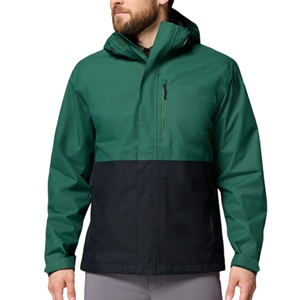 <b>Men's</b> Hooded Color Blocking Waterproof <b>Jacket</b> Regular Fit Polyester Autumn Casual Outdoor Wear with Zipper Closure - Product Image 6