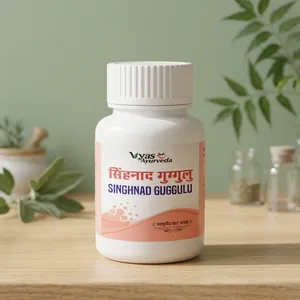 Extracto de plantas herbales ayurvédicas Singhnad Guggulu en polvo mezclado para el mantenimiento del bienestar y cuidado herbal, envasado para exportación. - Product Image 4