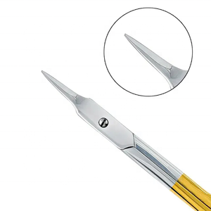 Ciseaux à cuticules professionnels en acier inoxydable allemand de haute qualité, droits et tranchants, certifiés CE, très demandés pour la vente en gros - Product Image 5