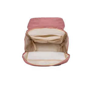 Sac à dos à langer en toile à motif écossais vintage, haute capacité, avec fermeture éclair, antivol et personnalisable - Product Image 6