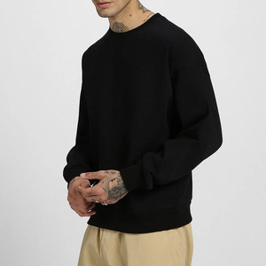 <b>Men</b> Oversized Sweatshirt Soft Fleece Crew Neck Custom Streetwear Manufacturer Wholesale <b>Men</b> Oversized Heavy Cotton Sweatshirt - Product Image 3