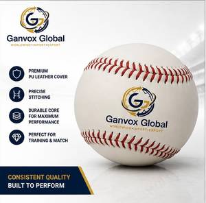 Balle d'entraînement Ganvox Global Professional Baseball taille standard haute durabilité pour droitiers et gauchers, tous niveaux - Product Image 2
