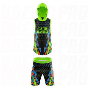 เสื้อฟุตบอลแบบมีฮู้ด 7 คนต่อทีม แบบสั่งทำพิเศษ พร้อมลายพิมพ์แบบ Sublimation เต็มตัว ชุดยูนิฟอร์มทีม 7 คนต่อทีม สำหรับสวมใส่เพื่อประสิทธิภาพสูง - Product Image 5