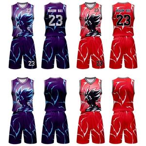 Transpirable de secado rápido Reversible hombres Bsci baloncesto uniforme sublimación impresión verano malla baloncesto pantalones cortos conjuntos - Product Image 6