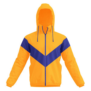 Custom Waterproof Hooded <b>Wind</b> <b>Breaker</b> Casual Men's Windbreaker Jackets New Style Zipper Lightweight Outdoor Windproof Breathable - Product Image 6