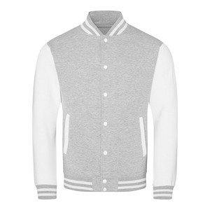 Men's Black Red Color Block Varsity <b>Jacket</b> Turn-down Collar Button Closure Regular Fit Autumn Wear - Product Image 6