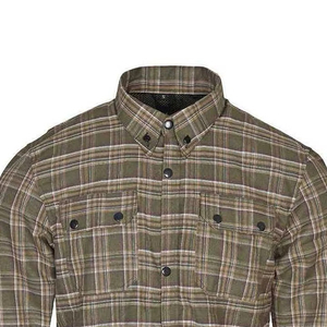 Camisa de franela de aramida para hombre, camisa protectora para motocicleta, forrada con Kevlar, acolchada, para motociclismo, turismo, equipo de protección para motocicleta - Product Image 2