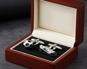 Mancuernillas Personalizadas de Lujo para Hombre |   Mancuernillas de Acero Inoxidable y Plata de Ley 925 |   Joyería al por mayor para puños de camisa de negocios y bodas - Product Image 3