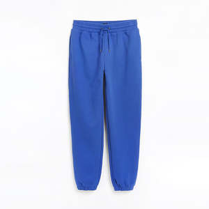 Pantalones de pila con logotipo personalizado a la moda, pantalones para correr al aire libre para hombre, pantalones de chándal acampanados con cordón elástico de Color de retazos - Product Image 6