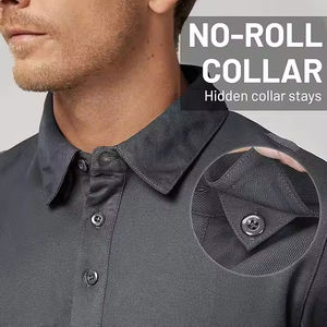 Nouvelle Arrivée 2026 – Polo Homme Coupe Slim Respirant Séchage Rapide Mélange Coton Tenue Décontractée OEM ODM Vente en Gros Polos Respirants - Product Image 3