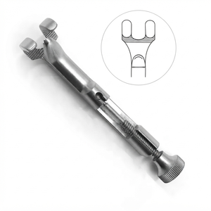 เครื่องมือผ่าตัดกระดูกแบบออร์โธปดิกส์ สแตนเลสสตีล ยี่ห้อ Lambert-Lowman รุ่น Bone Clamp ขนาด 7 นิ้ว ปากจับ 1x2 แฉก กว้าง 1 นิ้ว - Product Image 1