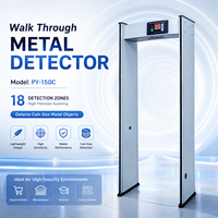 Detector de Metales Portátil y Ligero con Precio de Mayoreo, con Detección Multizona, Puerta de Seguridad con Escáner Corporal
