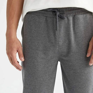 Pantalon de survêtement pour homme, coupe droite, taille haute, léger, respirant, avec poches latérales, 100% coton, décontracté, pour la course à pied et le sport - Product Image 6