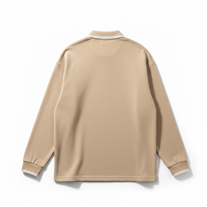 Polo de Manga Larga con Bloques de Color a la Moda para Hombre, Diseño de Parches, Camiseta Polo Casual de Manga Larga, Mercado Mayorista de Ropa - Product Image 2