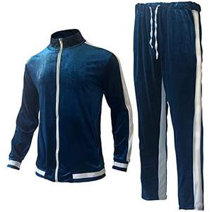 Ensemble de survêtement d'hiver 2 pièces pour femme, en velours, à capuche, respirant, imprimé, avec veste zippée intégrale et pantalon - Product Image 5