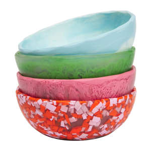 Bol à glace en résine au design élégant, décoration de table, bol en résine époxy naturelle pour table d'hôtel, très demandé - Product Image 5