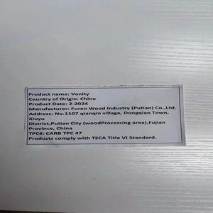 Specchio Grande da 43,3 Pollici con Striscia LED, Luminosità Regolabile, per Tavolo da Trucco, Toeletta, Scrivania 3 - Product Image 1