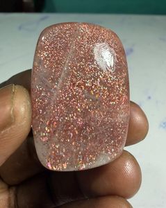 Pierres précieuses en pierre de soleil naturelle de haute qualité, finement polies, pour la fabrication de bijoux, matériau cristallin - Product Image 2