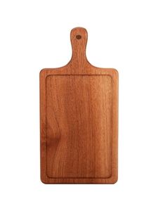 Planche à découper rectangulaire en bois écologique faite à la main avec surfaces de découpe en bois de manguier, d'acacia et de sheesham, compatible lave-vaisselle - Product Image 2