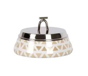 Cesta de Pan de Acero Inoxidable de Lujo con Tapa de Cúpula, Acabado Negro, Cesta para Servir Buffet, Almacenamiento para Mesa de Hotel o Restaurante - Product Image 5