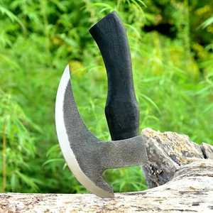 Couteau à pizza de qualité supérieure, lame forgée en acier au carbone, manche en bois, outil de cuisine pour boulangerie, pizzeria, fournisseur - Product Image 3