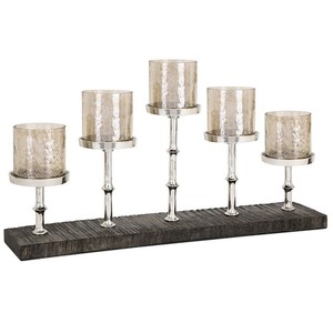 Elegant Aluminium <b>Tealight</b> Candle Holder with Modern Sculptural Design for Upscale Interior Decoration - Product Image 5