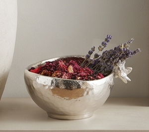 Bol élégant en métal argenté et doré en forme de grenade, pour en-cas, noix, fruits, vaisselle de table, décoration pour la maison et la cuisine - Product Image 2