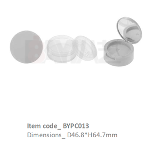Pots en plastique – Contenants vides double couche de haute qualité pour poudre libre ou pressée, crème, baume et maquillage - Product Image 1