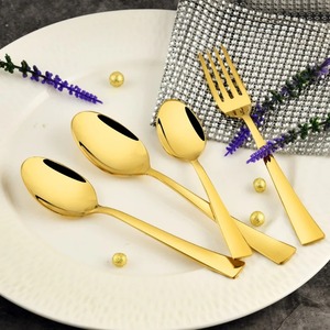 Luxury Dining Stainless Steel Cutlery Set Polished <b>Spoon</b> Fork Knife Tableware for Home - Product Image 5