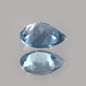 Pierre précieuse naturelle certifiée bleu ciel aigue-marine taille poire, haute clarté, qualité supérieure pour la fabrication de bijoux - Product Image 6