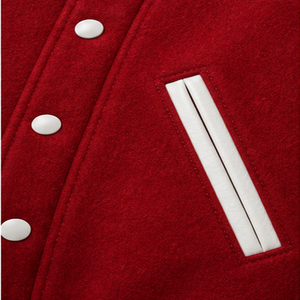 Blouson universitaire pour homme en laine, personnalisable, avec broderie de patchs, vêtements d'équipe, vente en gros, fabricant OEM ODM - Product Image 5