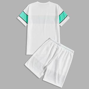 Ensemble T-shirt et short de plage hip-hop pour homme, qualité supérieure, prix de gros compétitif, directement du fabricant, idéal pour l'été - Product Image 2