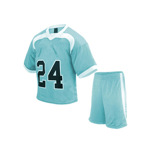 Conjunto Deportivo Personalizado de Lacrosse con Camiseta y Pantalones Cortos Sublimados, Transpirable, de Poliéster, para Adultos, Tallas Grandes, con Estampado de Equipo - Product Image 1