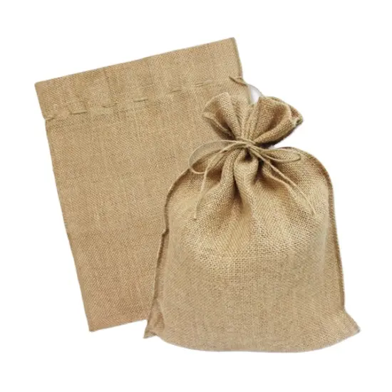 خاص الطبيعي صغيرة هدية حقائب من نسيج قنبي خشن الرباط الجوت الخيش كيس ل تخصيص حجم الجوت أكياس للهدايا التعبئة