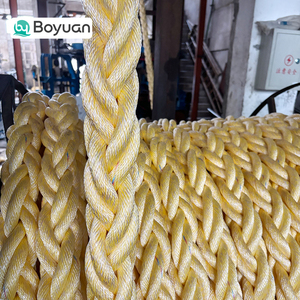 Corde marine <span class=keywords><strong>super</strong></span> épaisse à 8 brins de 120 mm en polypropylène et polyester mélangés pour l'amarrage de grands navires et le stationnement - Product Image 6