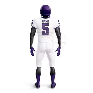 Tenue de football américain respirante et légère à manches courtes pour homme, personnalisable pour l'entraînement des joueurs - Product Image 3