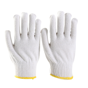 Best Selling PVC Dotted Work <b>Gloves</b> | Cotton <b>Knit</b> Grip Safety <b>Gloves</b> OEM Factory Professional PVC Dotted <b>Gloves</b> - Product Image 3