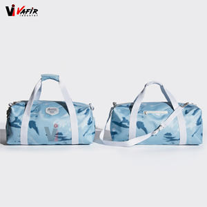 Bolsa de deporte cuadrada grande de diseño clásico de lujo con estampado personalizado, bolsa de lona rosa para hombres y mujeres con LOGO vafir - Product Image 4