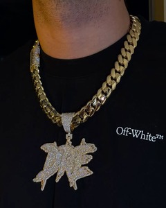 Iced Out Moissanite Letter <b>Pendant</b> 925 <b>Silver</b> 18K Gold Plated Hip Hop Jewelry Men's Everyday Wear <b>Pendant</b> <b>Initial</b> Letter <b>Pendant</b> - Product Image 5