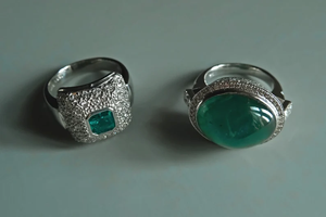 925 <b>Solid</b> <b>Silver</b> Green Moissanite Ring Watch Bezel Set VVs1 Quality Women & Men's Fashion Wedding Anniversary Gift - Product Image 3