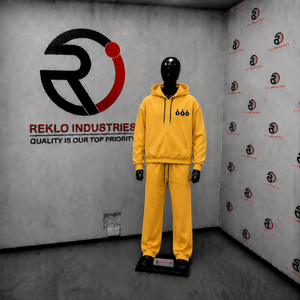 <b>Men's</b> Gold Tracksuit <b>Men</b> Premium Pullover <b>Hoodie</b> And Jogger Pants Set Casual Streetwear Two Piece Matching Outfit Modern Urban <b>S</b> - Product Image 3